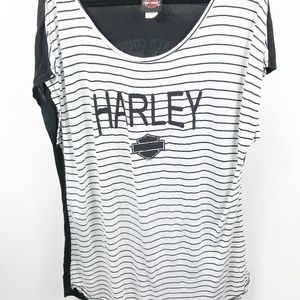 Harley Davidson Beaded Tee Size 1x